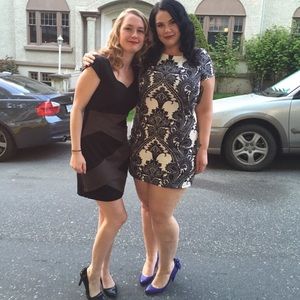 Black and white ‘Black Tape’ Dress